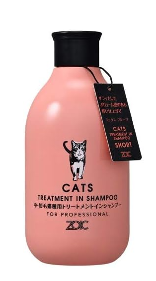 ゾイック キャッツシャンプー中短毛用 300ml