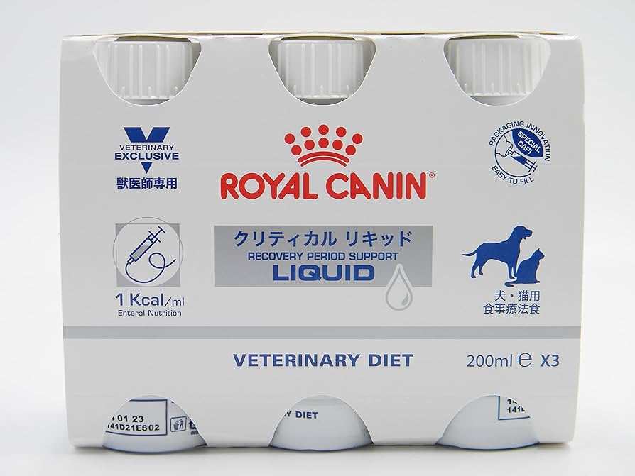ﾛｲﾔﾙｶﾅﾝ 犬猫用ｸﾘﾃｨｶﾙﾘｷｯﾄﾞ ｾｯﾄ 200mlX3本ｾｯﾄ